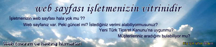 web tasarım ve hosting hizmetleri